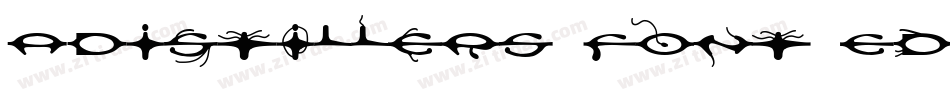 ADIstiLleRS Font Edgy字体转换